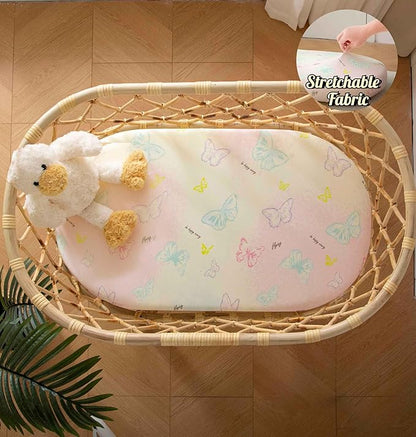 Jersey Butterfly Bassinet Sheets - Image 3