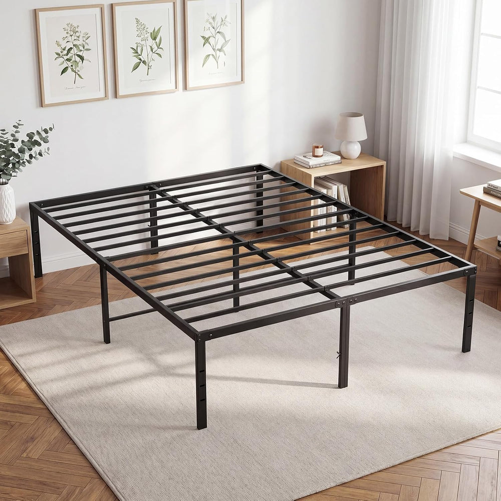 DUMOS Full Bed Frames, 16 Inch Height Metal Platform Bed Frame