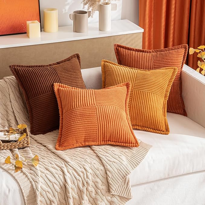 MIULEE Rust Decorative Throw Pillow Covers - Image 7