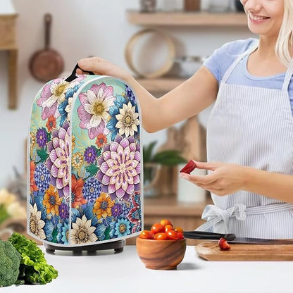 Boho Mandala Blender Cover for Kitchen Small Appliance Dust Cover Floral Food - Image 2