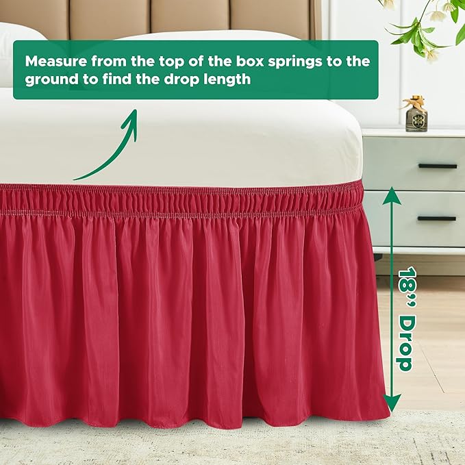 Biscaynebay Wrap Around Bed Skirts - Image 3