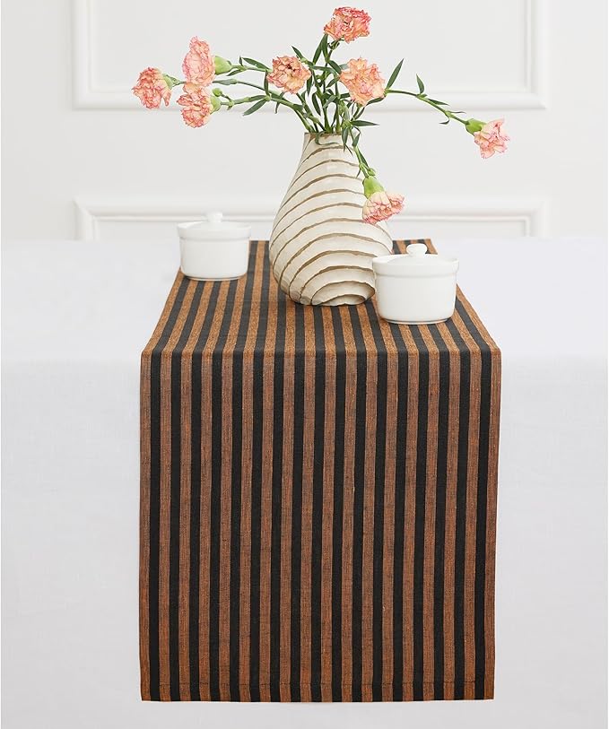 Solino Home Striped Table Runner 132 Inches Long by SolinoHome