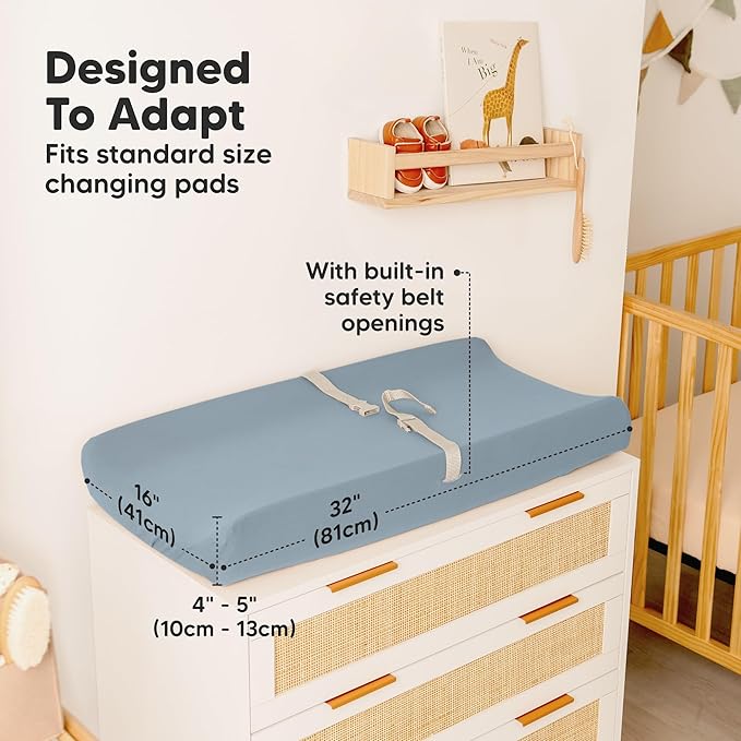 2-Pack Organic Changing Pad Covers - Image 4