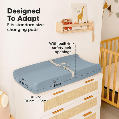 2-Pack Organic Changing Pad Covers - Image 4