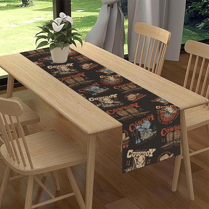 Western Cowboy Table Runner - Image 2
