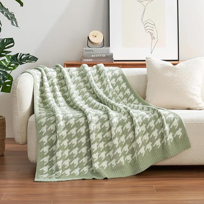 Snuggle Sac Houndstooth Throw Blanket - Image 2
