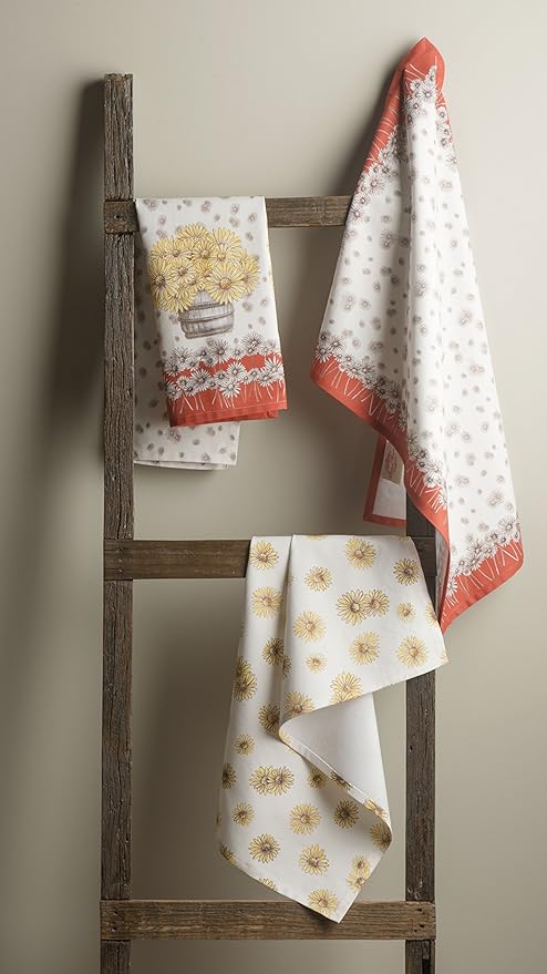 Maison d' Hermine Kitchen Towels Set of 3 100% Cotton 20" x 27.5" Reusable - Image 8