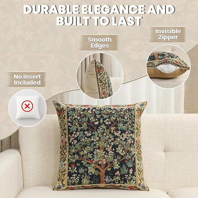 Charlotte Home Furnishings Throw Pillow Covers, Decorative Boho Pillow Covers - Image 2