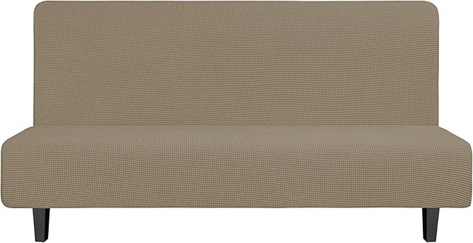 Easy-Going Stretch Futon Slipcover Armless Futon Bed Cover Furniture Protector by Easy-Going