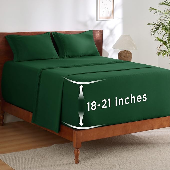 Bedsure Deep Pocket Queen Sheets Set by BEDSURE