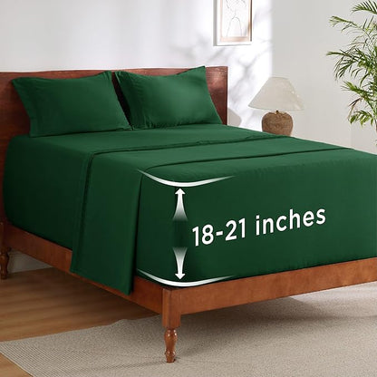 Bedsure Deep Pocket King Sheet Set by BEDSURE