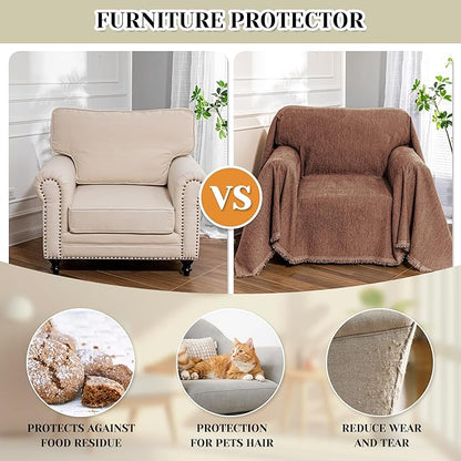 MEETSKY Sofa Covers Armchair Single Couch Cover - Image 5