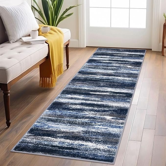 Modern Abstract Runner Rug 2x6 by lansny