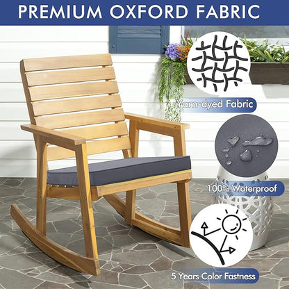 Outdoor Chair Cushions 22 x 22 Inch Waterproof Patio Chair Cushions - Image 7