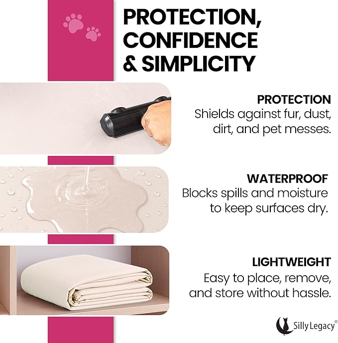 SILLY LEGACY Thin Reversible Waterproof Protective Cover or Liner - Image 5