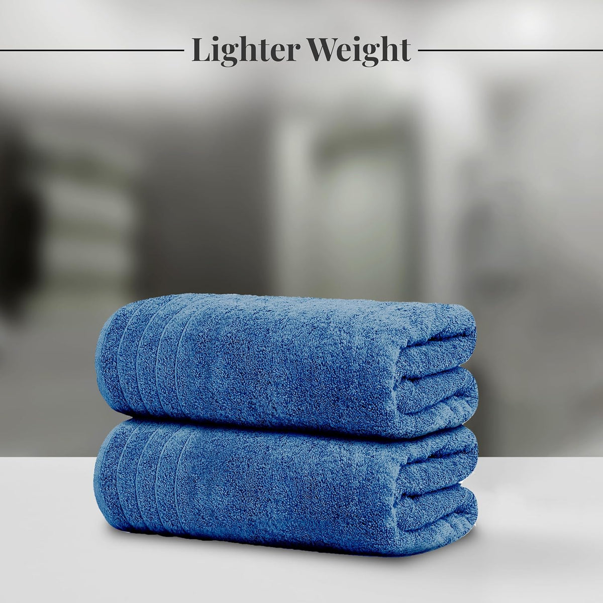 tens towels 4 piece extra large bath towels, close-up detail