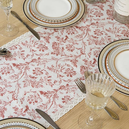 Vintage Floral Table Runner - Image 6