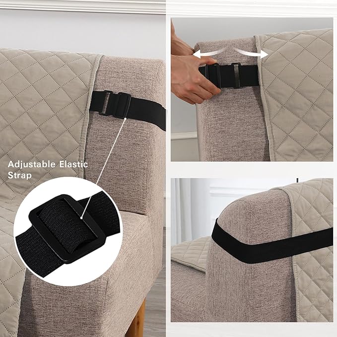 H.VERSAILTEX Reversible Futon Cover Water Repellent Armless Sofa Slipcover - Image 3