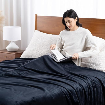 Luxury Fleece Warm Blanket, Soft Lightweight Velvety Plush Blanket - Image 3