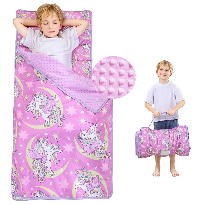 Viviland Toddler Nap Mat, Rolled Sleeping Mats by VIVILAND