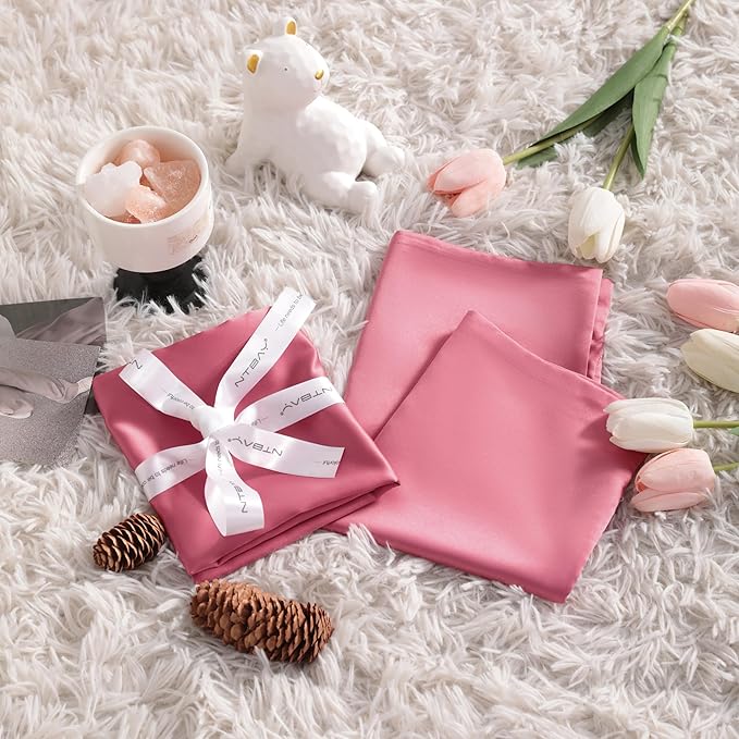 NTBAY Zippered Silk Satin Toddler Pillowcases - Image 5