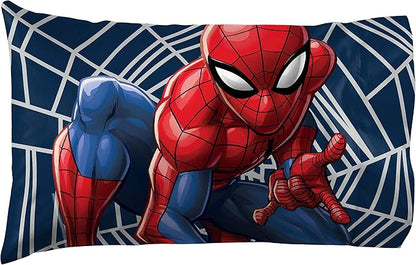 Jay Franco Kids Marvel Spiderman Reversible Pillowcase – Pillow Cover ONLY – 20 - Image 2