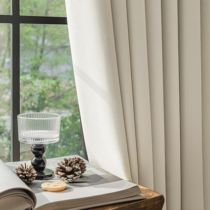 fmfunctex 100% blackout beige curtains 84 inches for, package contents