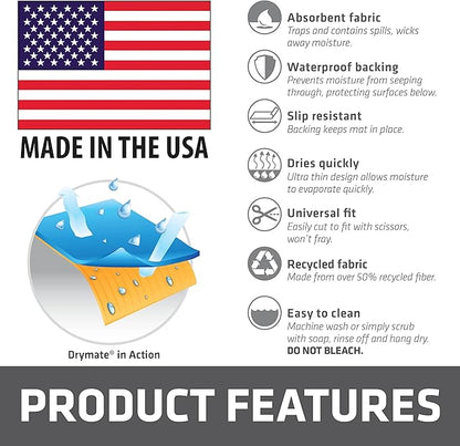 Drymate Premium Luxury Shelf & Drawer Liner, Thick Cushioned Fabric, - Image 7