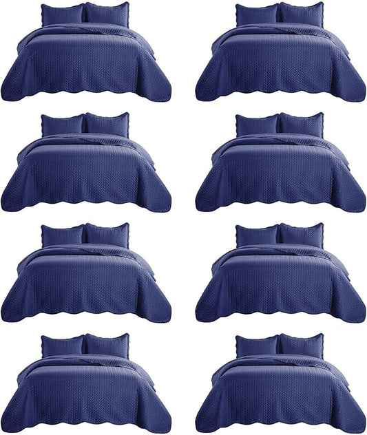 IR Imperial Rooms 8 Pack Quilt King Size Bedding by IRImperialRooms