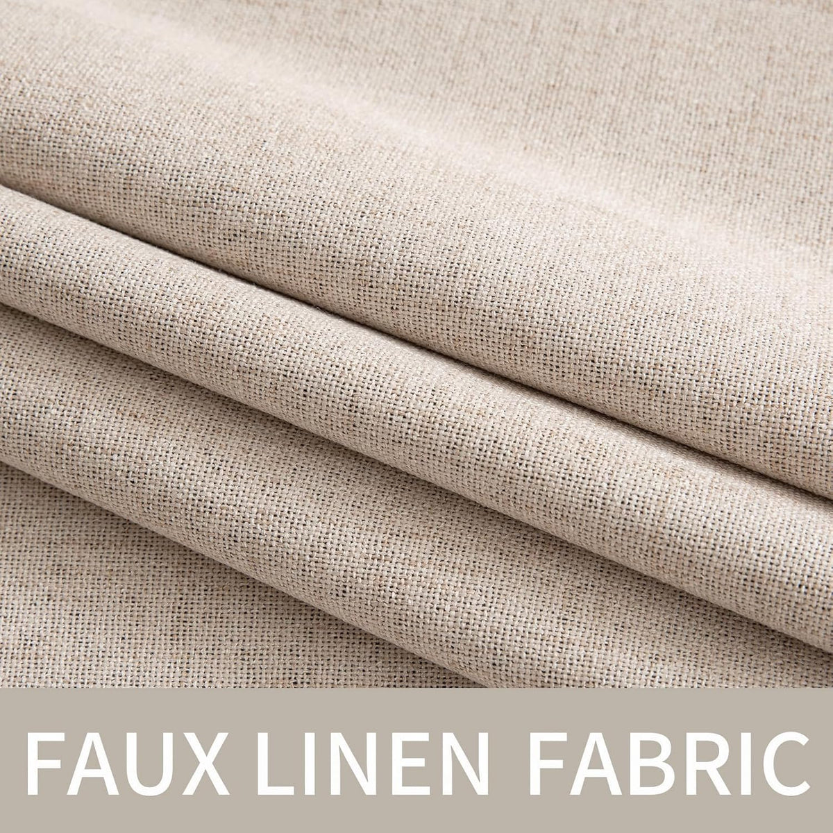 miulee extra wide 100% blackout linen curtains for showing dimensions