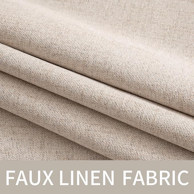 MIULEE 100% Blackout Textured Curtains - Image 5