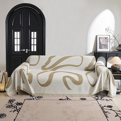 MYSKY HOME Boho Couch Cover Super Soft Couch Covers - Image 2