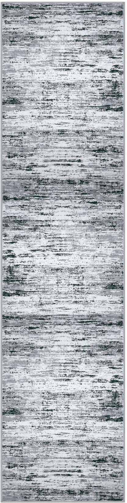 Modern Abstract Runner Rug 2.6x10 - Image 9
