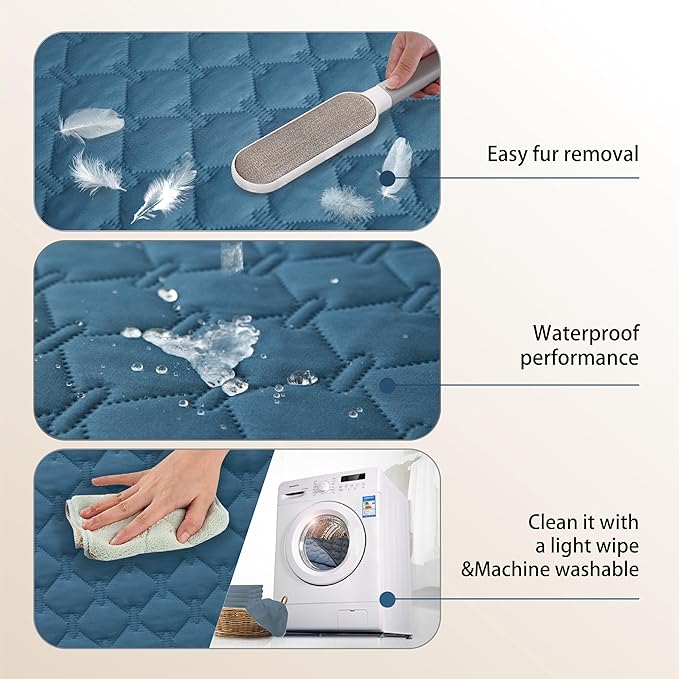 gogobunny 3X Stronger Waterproof Pet Blanket, Scratch Proof Furniture Protector - Image 8