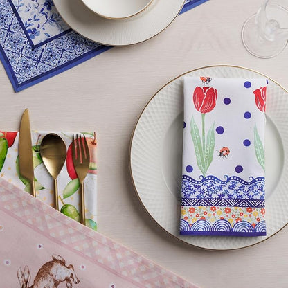 Maison d' Hermine Cloth Napkins Set of 4 100% Cotton Soft & Durable Everyday - Image 9