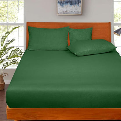 ROYALE LINENS 300 Thread Count 100% Long Staple Combed Cotton Fitted Sheet Twin - Image 8