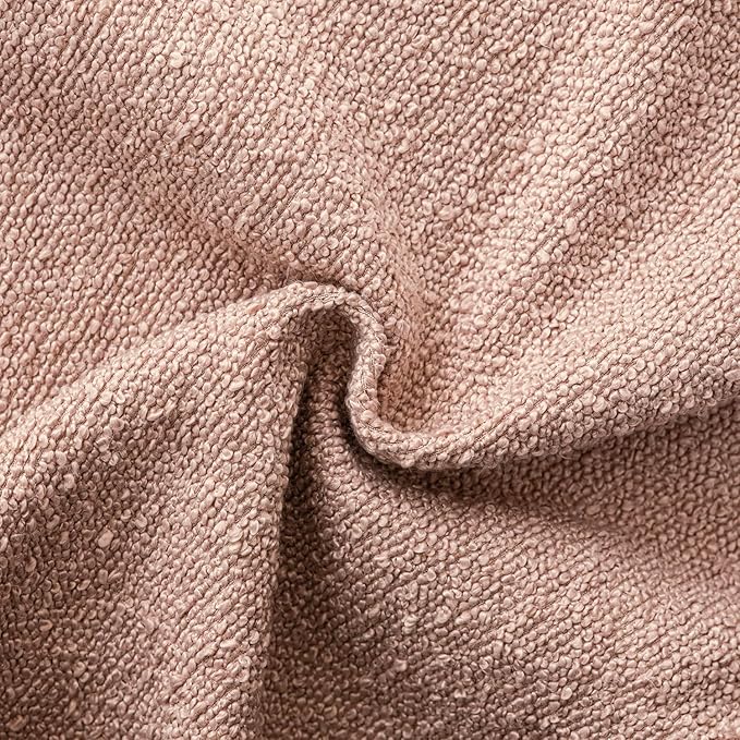 Foindtower Decorative Textured Boucle Throw Pillow Covers Accent Solid Pillow - Image 3