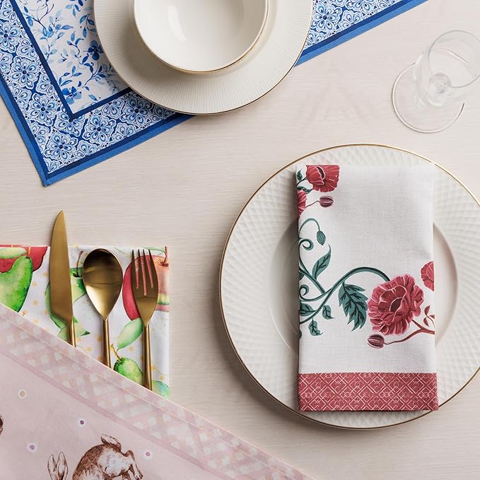 Maison d' Hermine Cloth Napkins Set of 4 100% Cotton Soft & Durable Everyday - Image 9