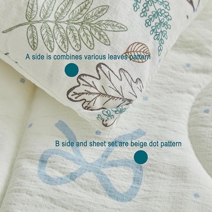 JHXHMX 4 Pieces Toddler Bedding Set - Image 5