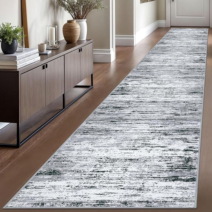 Modern Abstract Runner Rug 2.6x16 by lansny