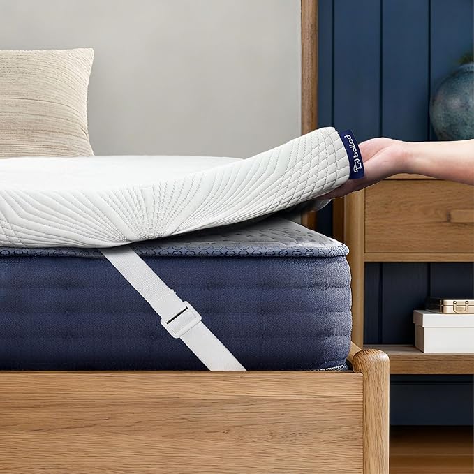 Ballad 3 Inch Gel Memory Foam Mattress Topper Twin Size, High Density Cooling by BALLAD