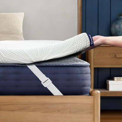Ballad 3 Inch Gel Memory Foam Mattress Topper Twin Size, High Density Cooling by BALLAD