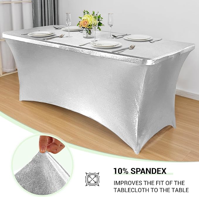 Obstal 6ft Stretch Spandex Table Cover - Image 2