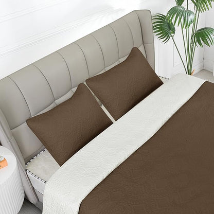 Easy-Going Full/Queen Size Reversible Quilt Set - Image 2