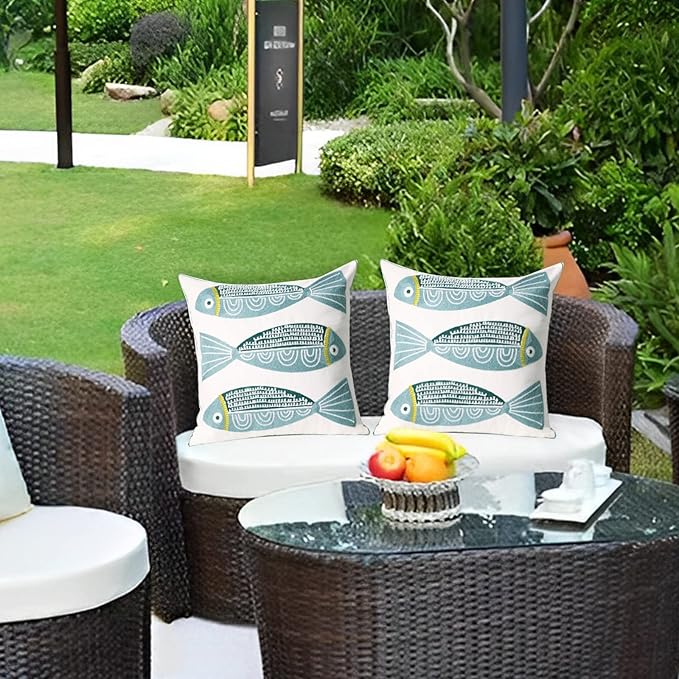 1 PCS Embroidered Throw Pillow Cover Cotton Decorative Square Cushion Cases - Image 3