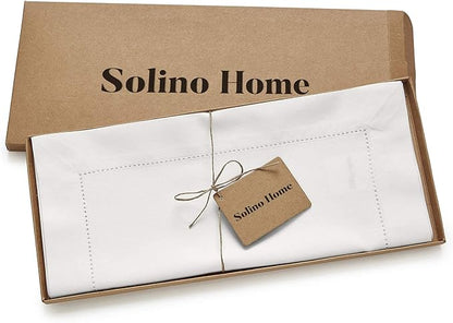 Solino Home White Table Runner 36 Inches - Image 6