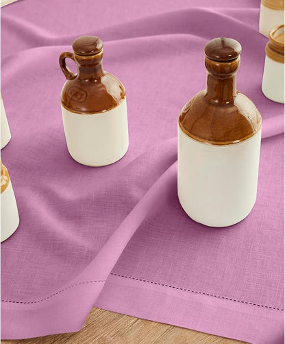 Solino Home Linen Violet Table Runner 90 Inches Long - Image 9