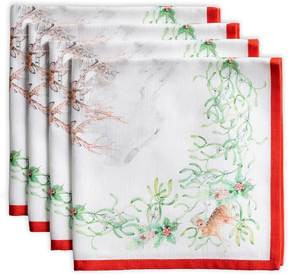 Maison d' Hermine Cloth Napkins Set of 4 100% Cotton by MaisondHermine