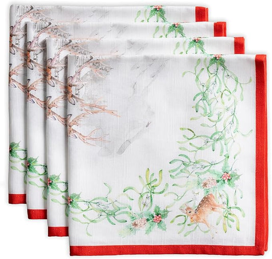 Maison d' Hermine Cloth Napkins Set of 4 100% Cotton by MaisondHermine