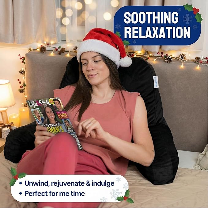 ComfortSpa Reading Pillow for Bed Adult Size, Back Rest Pillow - Image 7